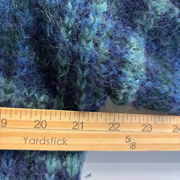 Vintage Paul Harris Design Womens Academia Plaid Mohair Blend Sweater Size‎ S - Picture 6 of 7